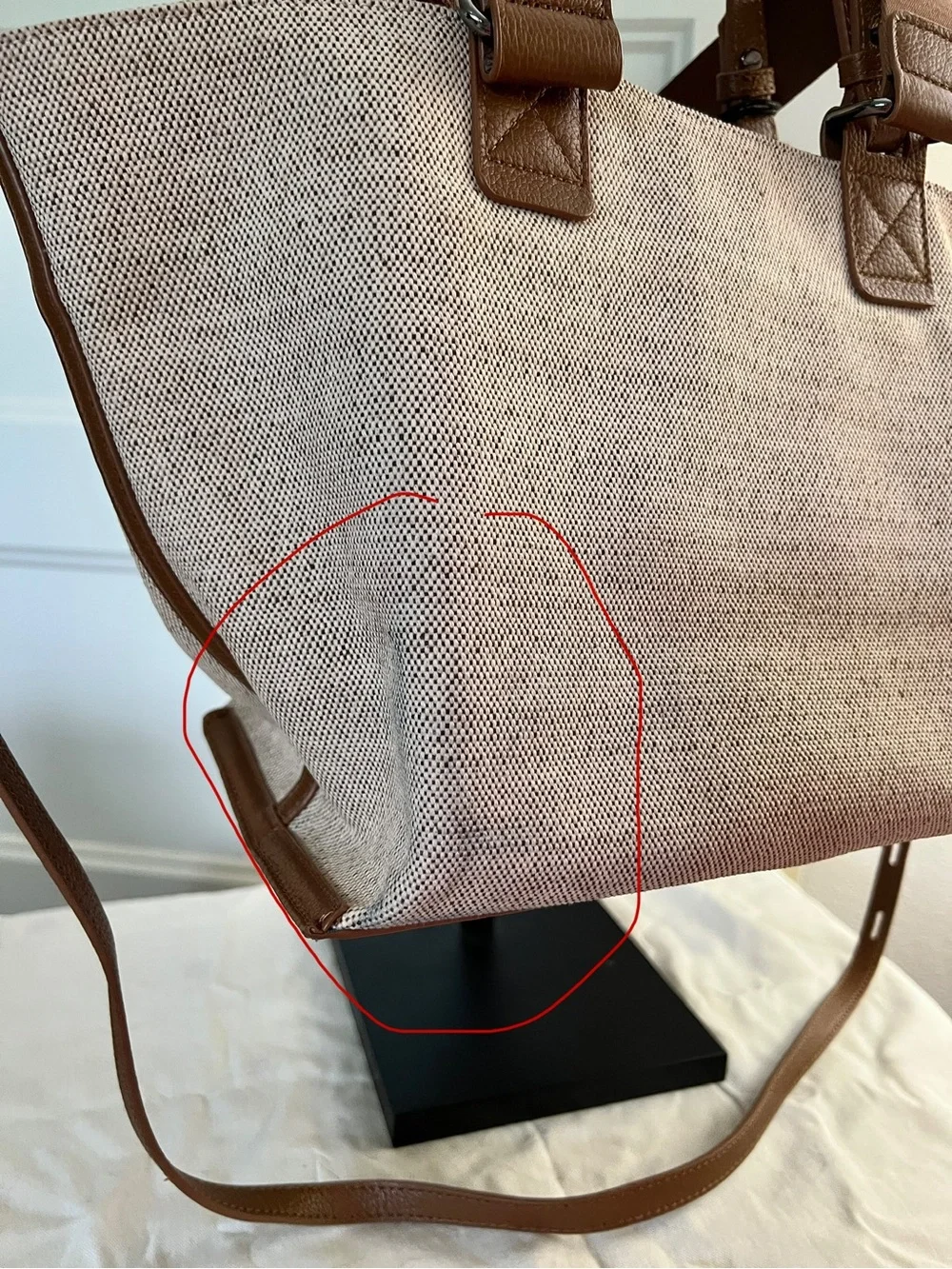 Botkier Warren Bite Size Linen Satchel Tote